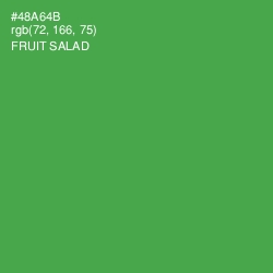 #48A64B - Fruit Salad Color Image