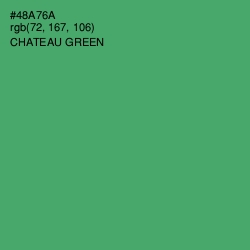 #48A76A - Chateau Green Color Image