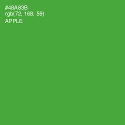 #48A83B - Apple Color Image
