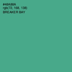 #48A88A - Breaker Bay Color Image