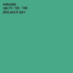 #48A98A - Breaker Bay Color Image