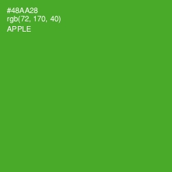 #48AA28 - Apple Color Image