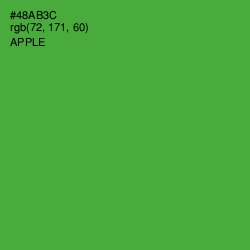 #48AB3C - Apple Color Image
