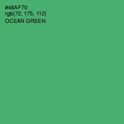 #48AF70 - Ocean Green Color Image