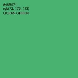 #48B071 - Ocean Green Color Image