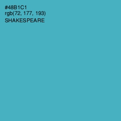 #48B1C1 - Shakespeare Color Image