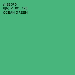 #48B57D - Ocean Green Color Image