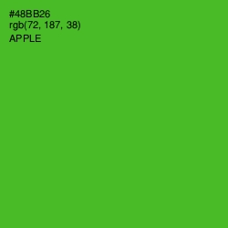 #48BB26 - Apple Color Image
