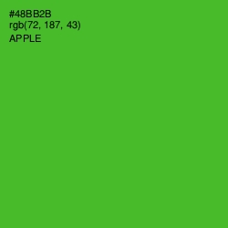 #48BB2B - Apple Color Image