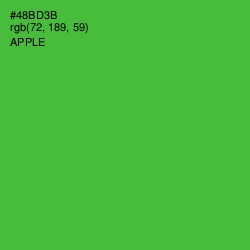 #48BD3B - Apple Color Image