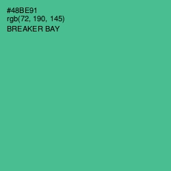 #48BE91 - Breaker Bay Color Image