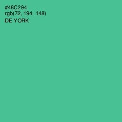 #48C294 - De York Color Image