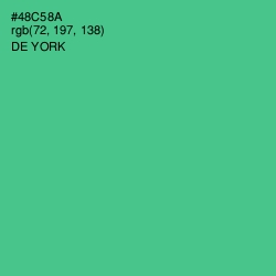 #48C58A - De York Color Image