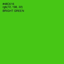 #48C616 - Bright Green Color Image