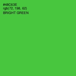 #48C63E - Bright Green Color Image