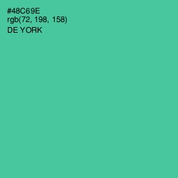 #48C69E - De York Color Image