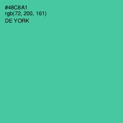 #48C8A1 - De York Color Image