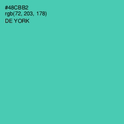 #48CBB2 - De York Color Image