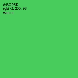 #48CD5D - Emerald Color Image