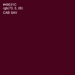 #49031C - Cab Sav Color Image