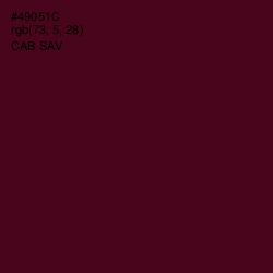 #49051C - Cab Sav Color Image