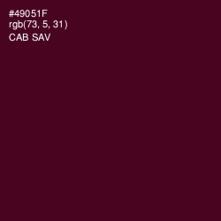 #49051F - Cab Sav Color Image