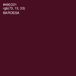 #490D21 - Barossa Color Image