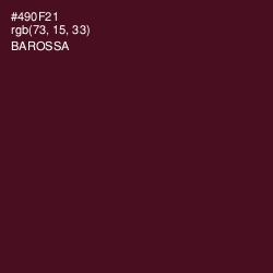 #490F21 - Barossa Color Image