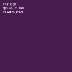 #491C50 - Clairvoyant Color Image
