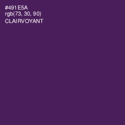 #491E5A - Clairvoyant Color Image