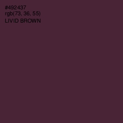 #492437 - Livid Brown Color Image