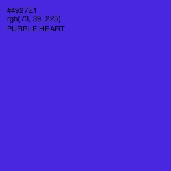 #4927E1 - Purple Heart Color Image