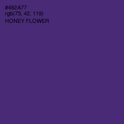 #492A77 - Honey Flower Color Image