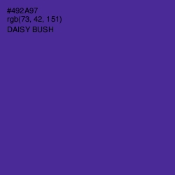 #492A97 - Daisy Bush Color Image