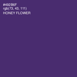 #492B6F - Honey Flower Color Image