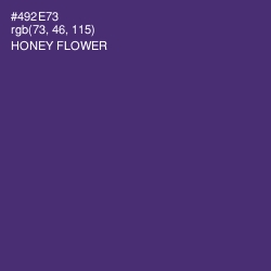 #492E73 - Honey Flower Color Image