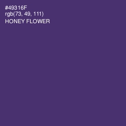 #49316F - Honey Flower Color Image