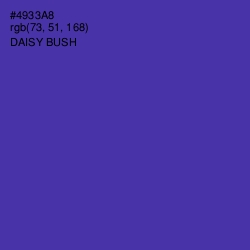 #4933A8 - Daisy Bush Color Image