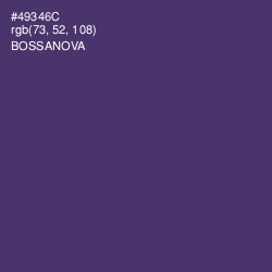 #49346C - Bossanova Color Image