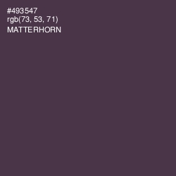 #493547 - Matterhorn Color Image