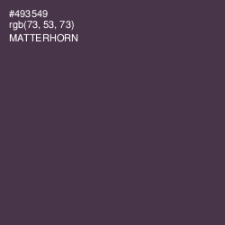 #493549 - Matterhorn Color Image