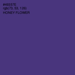 #49357E - Honey Flower Color Image