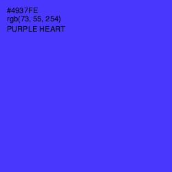 #4937FE - Purple Heart Color Image