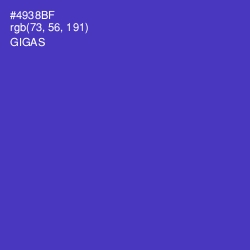 #4938BF - Gigas Color Image