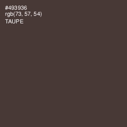 #493936 - Taupe Color Image