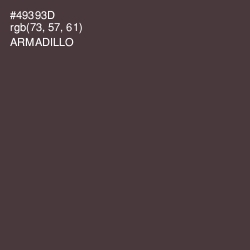 #49393D - Armadillo Color Image