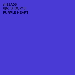 #493AD5 - Purple Heart Color Image