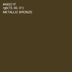 #493C1F - Metallic Bronze Color Image
