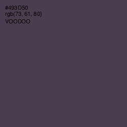 #493D50 - Voodoo Color Image