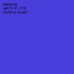 #493DDB - Purple Heart Color Image